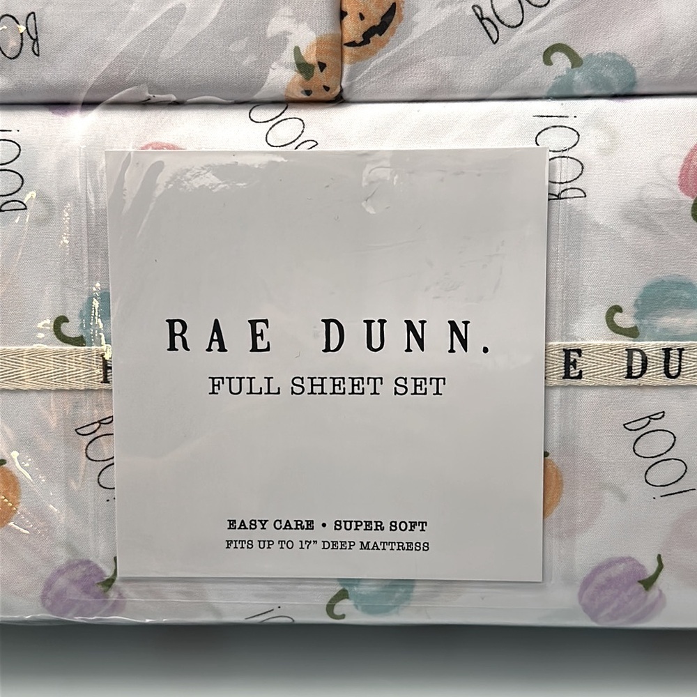 NWT Rae Dunn Halloween Sheets - Picture 2 of 4